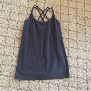 Grey lululemon tank top